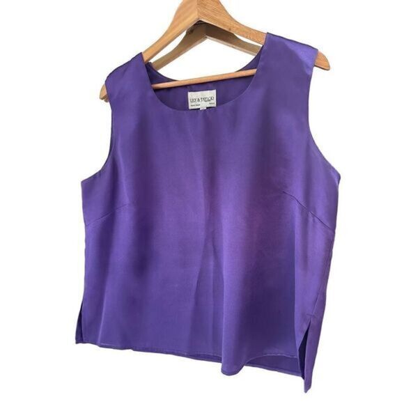 Lily & Taylor Sateen Formal Top Size 12 Vintage - Picture 3 of 5